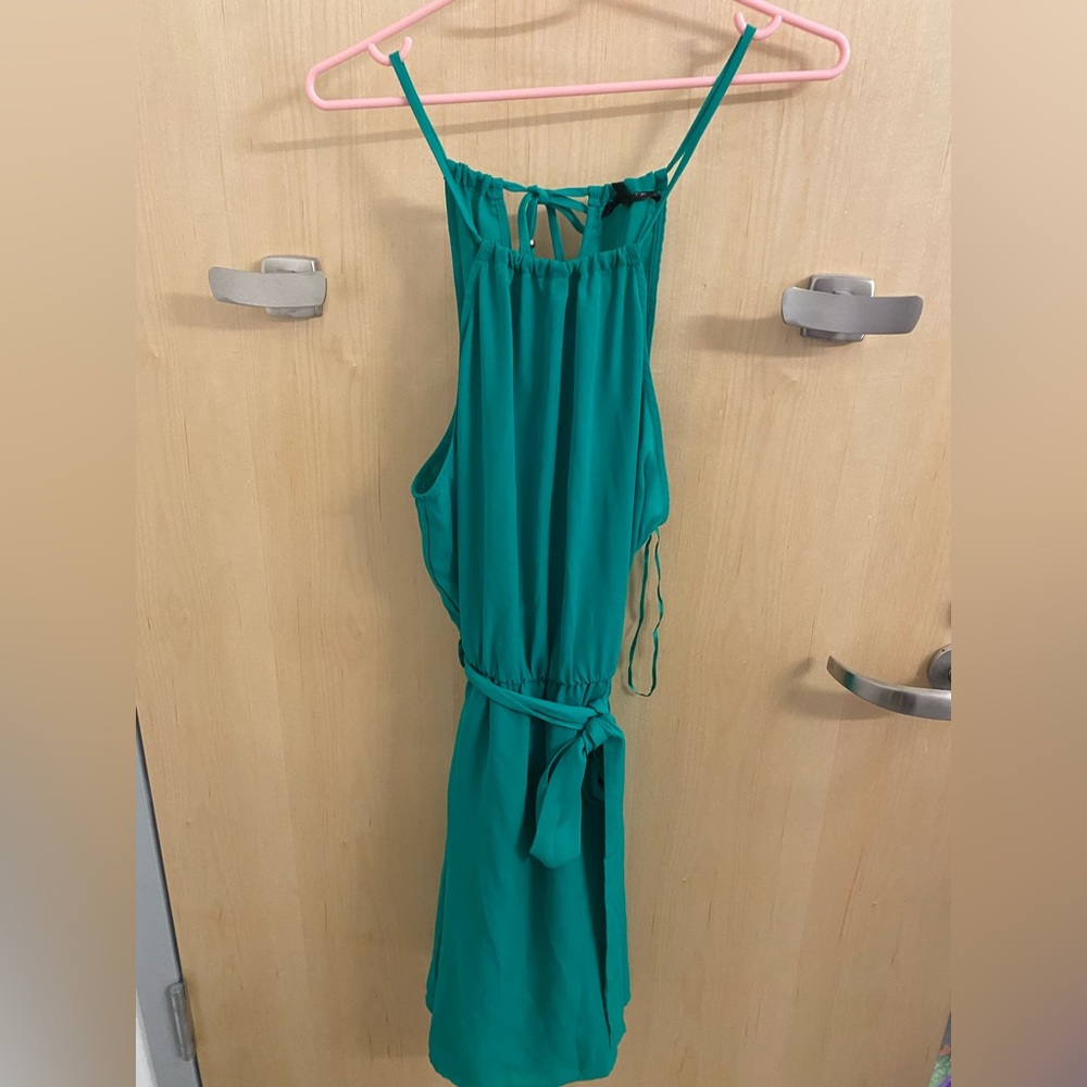Green romper from Dynamite